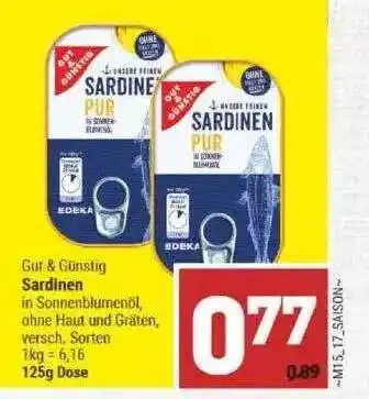 Marktkauf Gut & Günstig Sardinen Angebot