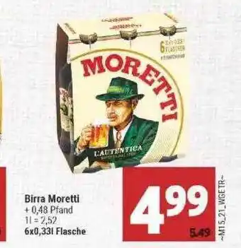 Marktkauf Birra Moretti Angebot