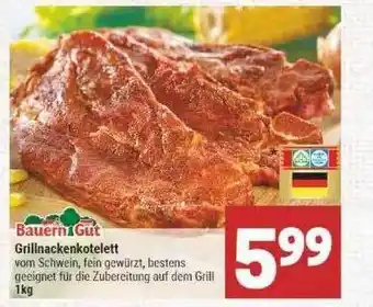 Marktkauf Bauern Gut Grillnackenkotelett Angebot