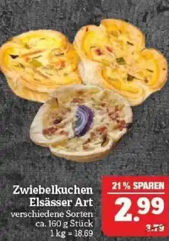 Marktkauf Zwiebelkuchen Elsässer Art Angebot