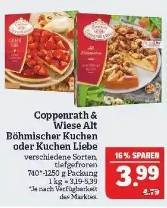 Marktkauf Coppenrath & Wiese Alt Böhmischer Kuchen Oder Kuchen Liebe Angebot