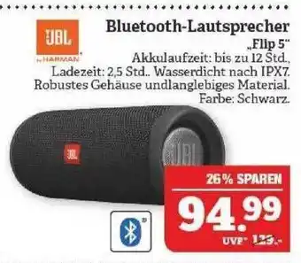 Marktkauf Jbl Bluetooth-lautsprecher „flip 5“ Angebot