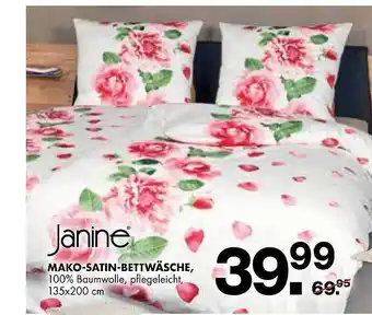 Möbel Wanninger Janine Mako-satin Bettwäsche Angebot