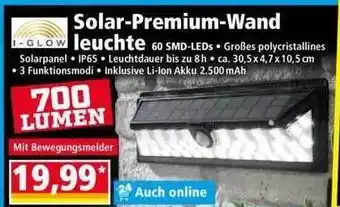 Norma I-glow Solar-premium-wand Leuchte Angebot