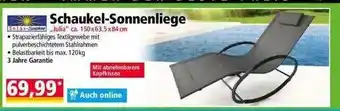 Norma Schaukel-sonnenliege Angebot