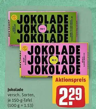 REWE Jokolade Angebot