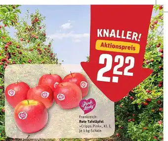 REWE Frankreich Rote Tafeläpfel Angebot