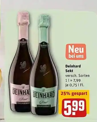 REWE Kaufpark Deinhard Sekt Angebot