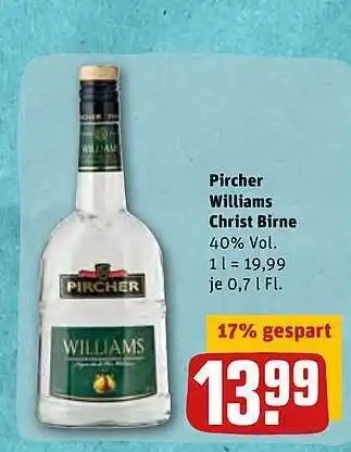 REWE Kaufpark Pircher Williams Christ Birne Angebot