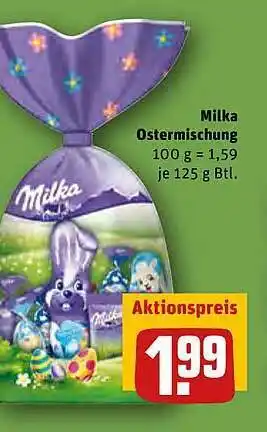 REWE Kaufpark Milka Ostermischung Angebot