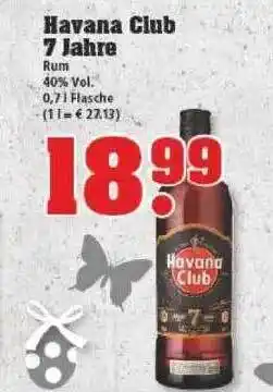 REWE Kaufpark Havana Club 7 Jahre Angebot