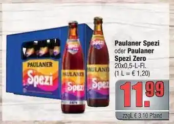 alldrink Paulaner Spezi Oder Paulaner Spezi Zero Angebot