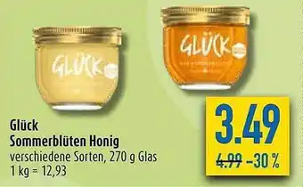 diska Glück Sommerblüten Honig Angebot