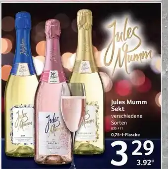 Selgros Jules Mumm Sekt Angebot