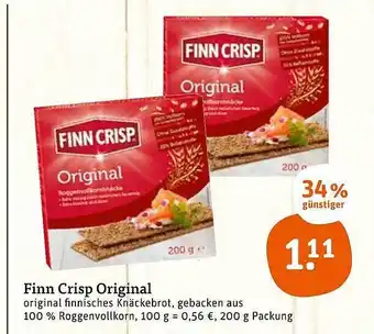 tegut Finn Crisp Original Angebot