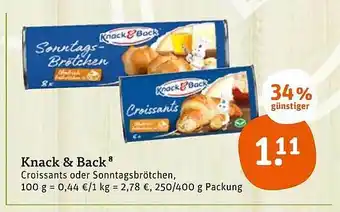 tegut Knack & Back Angebot