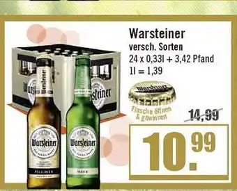 Zisch Warsteiner Angebot