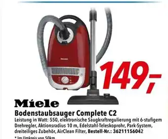 dodenhof Miele Bodenstaubsauger Complete C2 Angebot