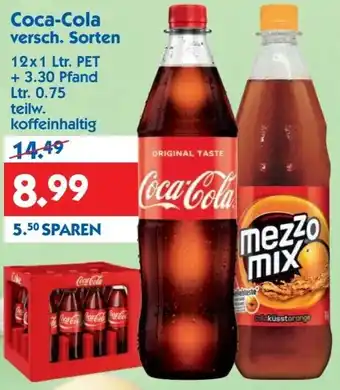 Hol'ab Getränkemarkt Coca Cola 12x1 L Angebot