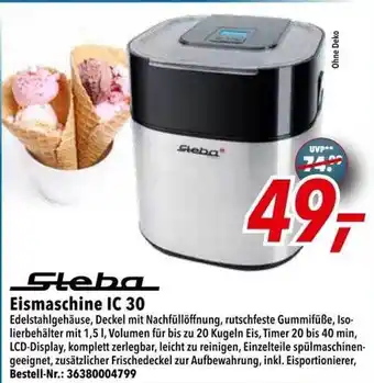 dodenhof Stebba Eismaschine Ic30 Angebot