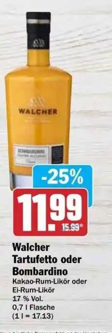 dodenhof Walcher Tartufetto Oder Bombardino Angebot