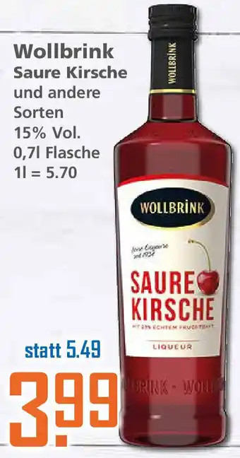 Klaas und Kock Wollbrink Saure Kirsche 0,7L Angebot