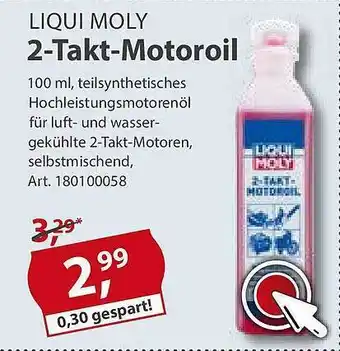 Sonderpreis Baumarkt Liqui Moly 2-takt-motoroil Angebot