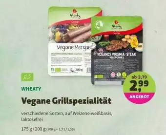 Denns BioMarkt Wheaty Vegane Grillspezialität Angebot