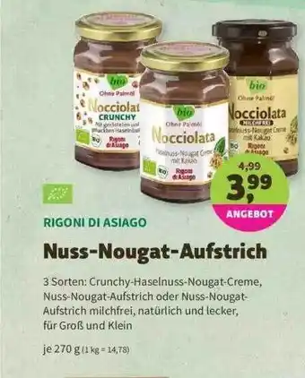 Denns BioMarkt Rigoni Di Asiago Nuss-nougat-aufstrich Angebot