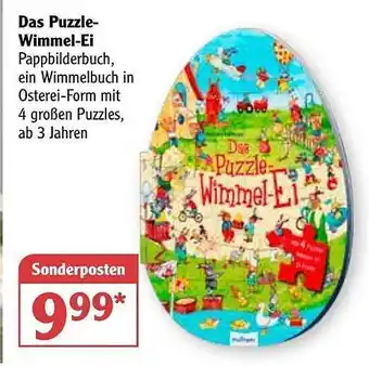 Globus Das Puzzle-wimmel-ei Angebot