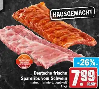 Hit Deutsche Frische Spareribs Vom Schwein Angebot