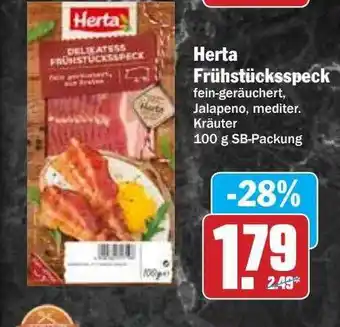 Hit Herta Frühstücksspeck Angebot