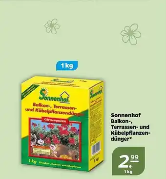 NETTO Sonnenhof Balkon-terrassen Und Küberpflanzen Dünger Angebot