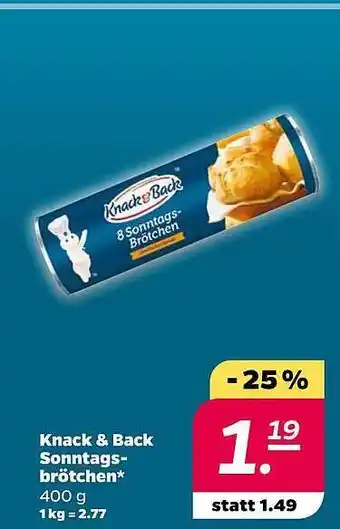 NETTO Knack & Back Sonntagsbrötchen Angebot