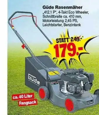 Repo Markt Güde Rasenmäher Angebot