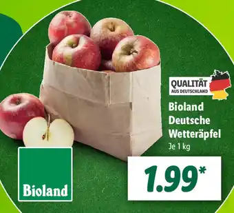 Lidl Bioland Deutsche Wetteräpfel 1kg Angebot