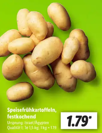 Lidl Speisefrühkartoffeln, festkochend 1,5 kg Angebot