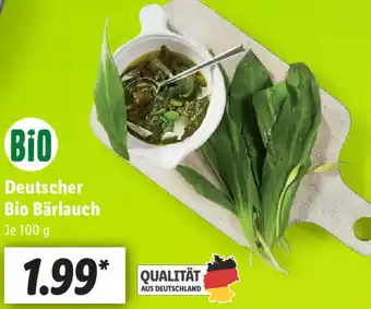 Lidl Deutscher Bio Bärlauch 100g Angebot