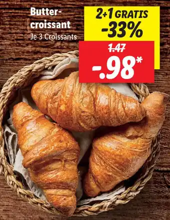 Lidl Buttercroissant 3 Croissants Angebot