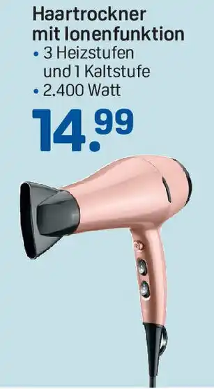 Rossmann Haartrockner mit Ionenfunktion Angebot