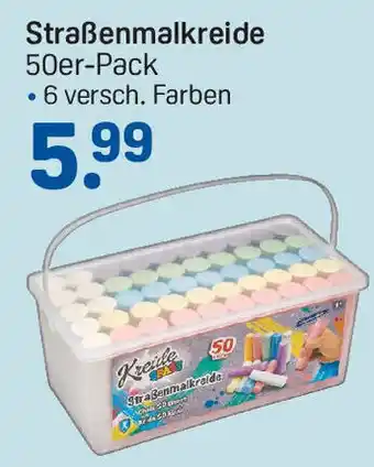 Rossmann Straßenmalkreide 50er Pack Angebot