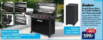 Aldi Nord Enders Gasgrill Boston Black Pro 6 SIKR Turbo II, inkl. Wetterschutzhülle Angebot