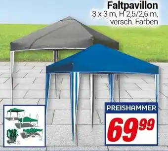 CENTERSHOP Faltpavillon Angebot