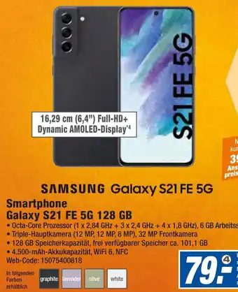 expert Octomedia Samsung Smartphone Galaxy S21 FE 5G 128 GB Angebot