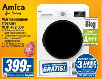 expert Techno Land Amica for living Wärmepumpentrockner WTP 489 030 Angebot