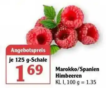 Globus Himbeeren Angebot