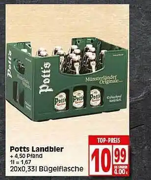 Elli Markt Potts Landbier Angebot