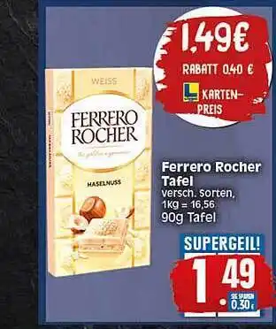 Elli Markt Ferrero Rocher Tafel Angebot