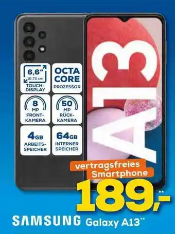 Euronics XXL Samsung Galaxy A13 Angebot