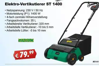 Stabilo Fachmarkt Elektro-vertikutierer St 1400 Stabilo Angebot